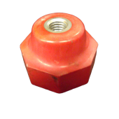 Insulator (Octagonal) - 1/2" Thread x 2" high